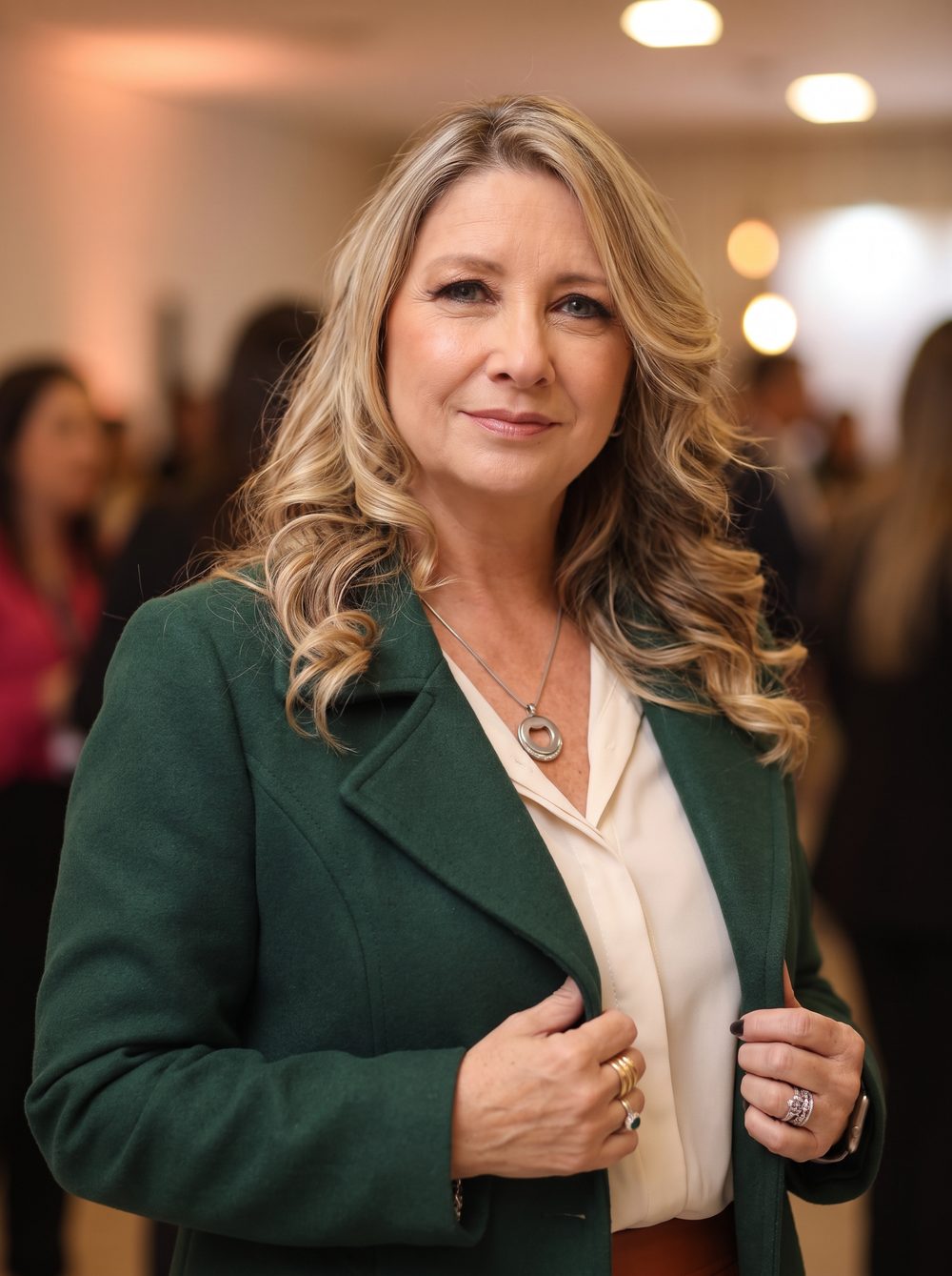 Carla Matos em um evento